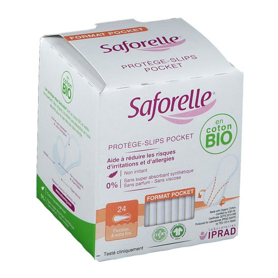 Saforelle Cotton Protect Bio Protge Slips Bolsillo X24