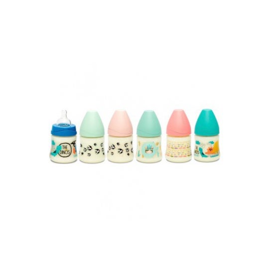 Suavinex Biberón T. Redonda Silicona 3P +0m 150ml 1ud