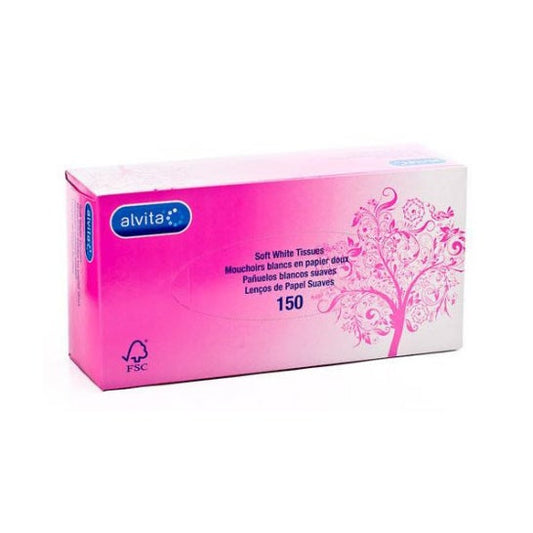 Alvita Pañuelos de Papel Blanco Caja 150uds