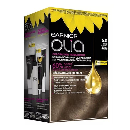 Garnier Olia Coloración Permanente N°6.0 Rubio Oscuro