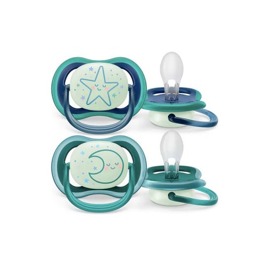 Avent Ultra Air Night Chupete Nocturno 6-18m 2uds