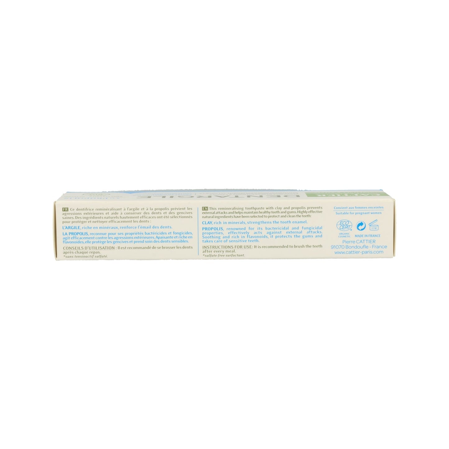 Cattier Dentífrico Dentargile Propolis 75ml