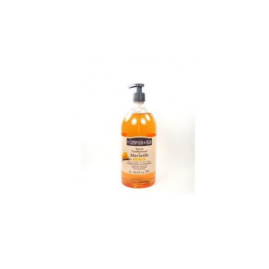 LE COMPTOIR DU BAIN Jabón de Marsella tradicional VANILLE - MIEL Botella de 1 litro