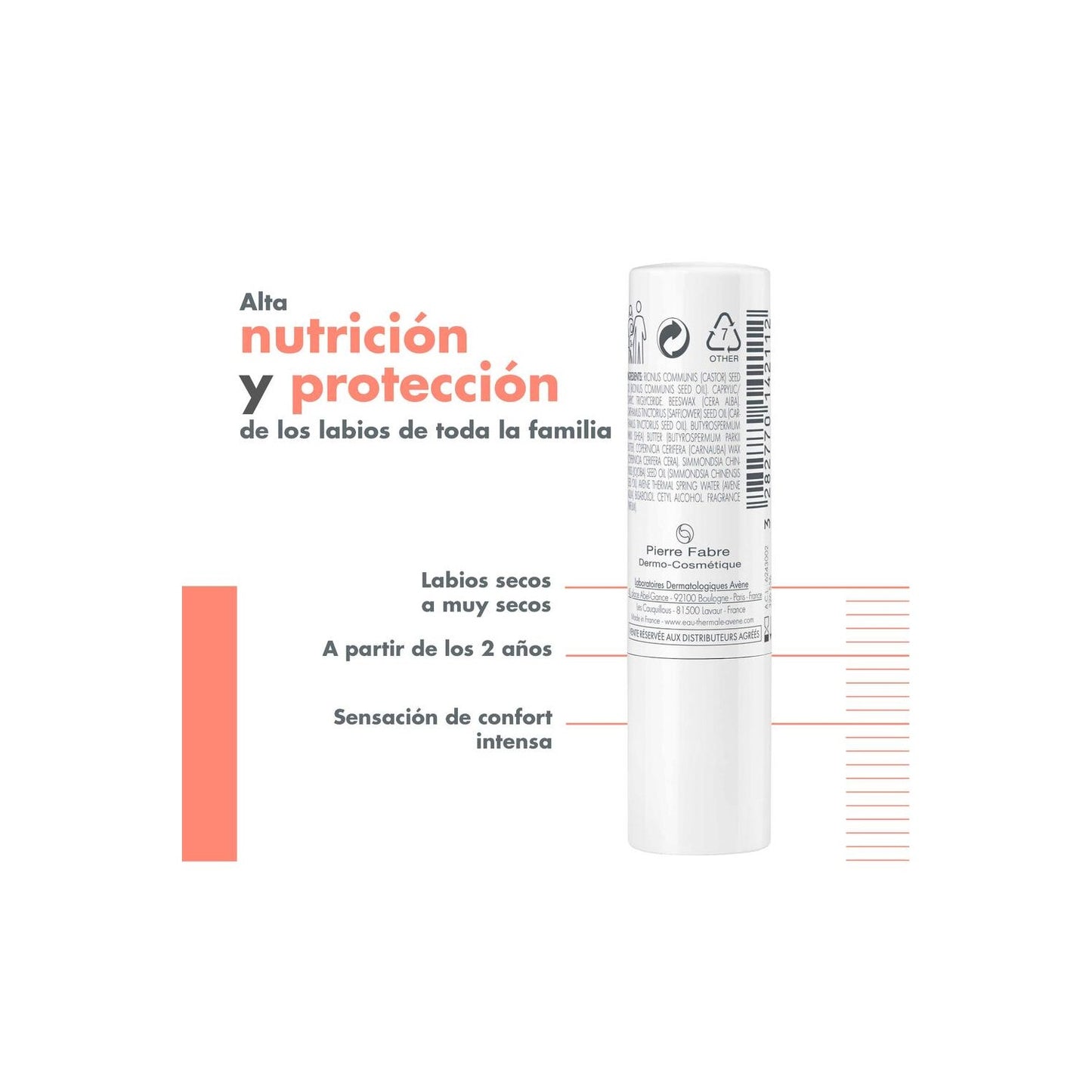 Avène Cold Cream Nutrition Stick Labial 4g