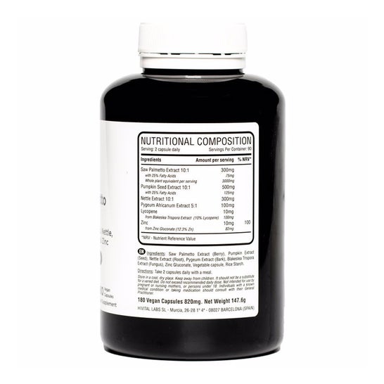 Hivital Foods Saw Palmetto 3000mg 180caps