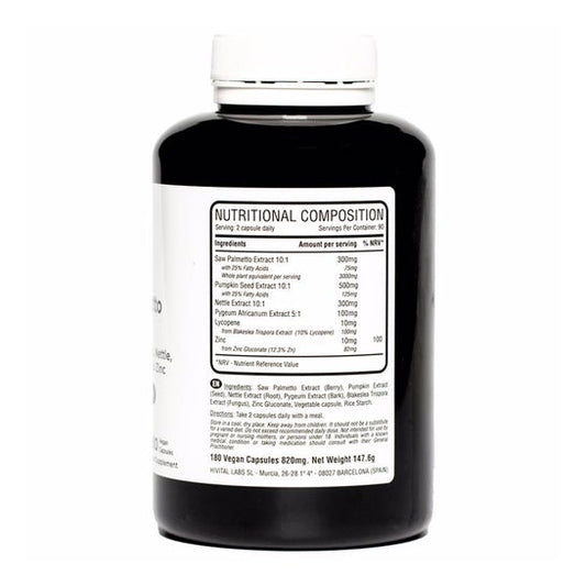 Hivital Foods Saw Palmetto 3000mg 180caps