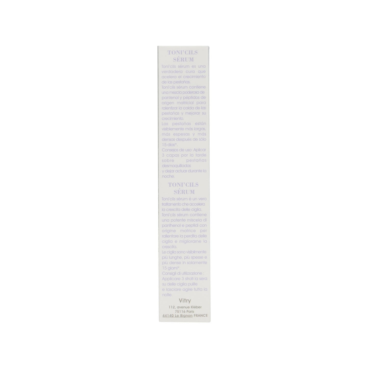 Vitry Toni'Cils Serum de Pestañas 11ml
