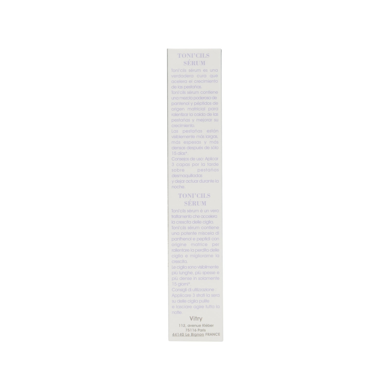 Vitry Toni'Cils Serum de Pestañas 11ml