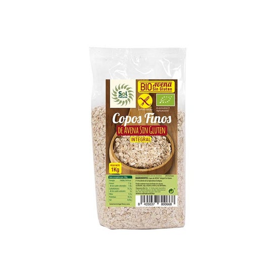 Sol Natural Bio Copos de Avena Finos Sin Gluten 1kg