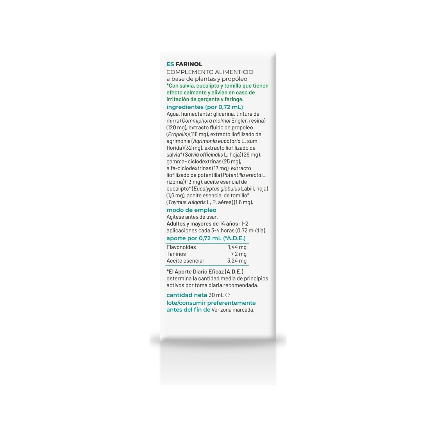 Soria Natural Composor 01 - Farinol Complex 30ml