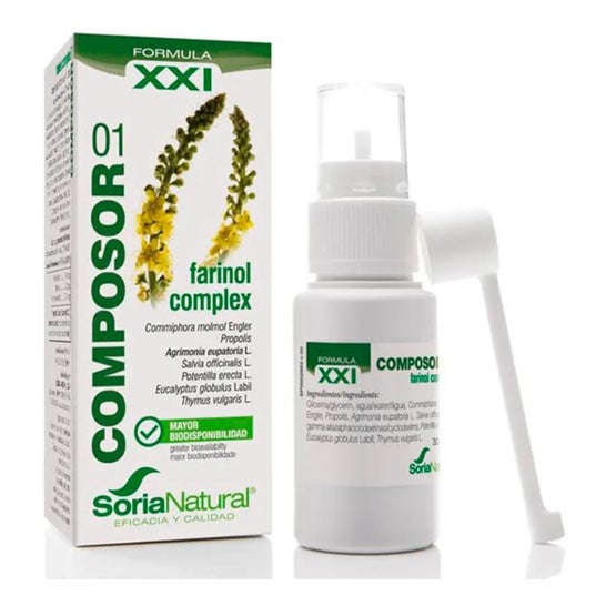 Soria Natural Composor 01 - Farinol Complex 30ml