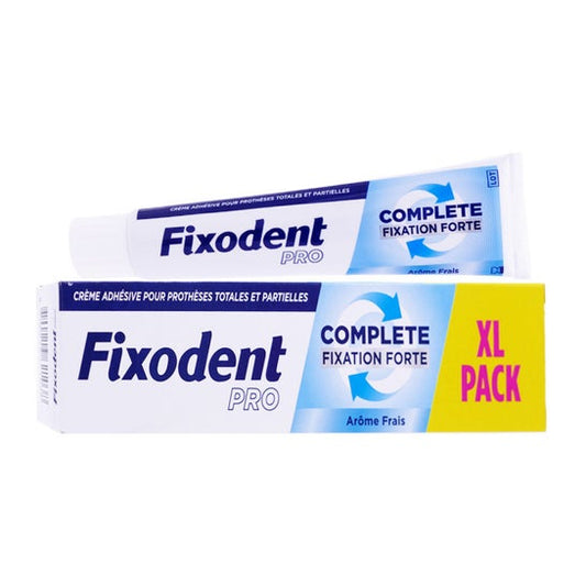 Fixodent Pro Complete Fijación Fuerte Crema Adhesiva Fresca 70.5g