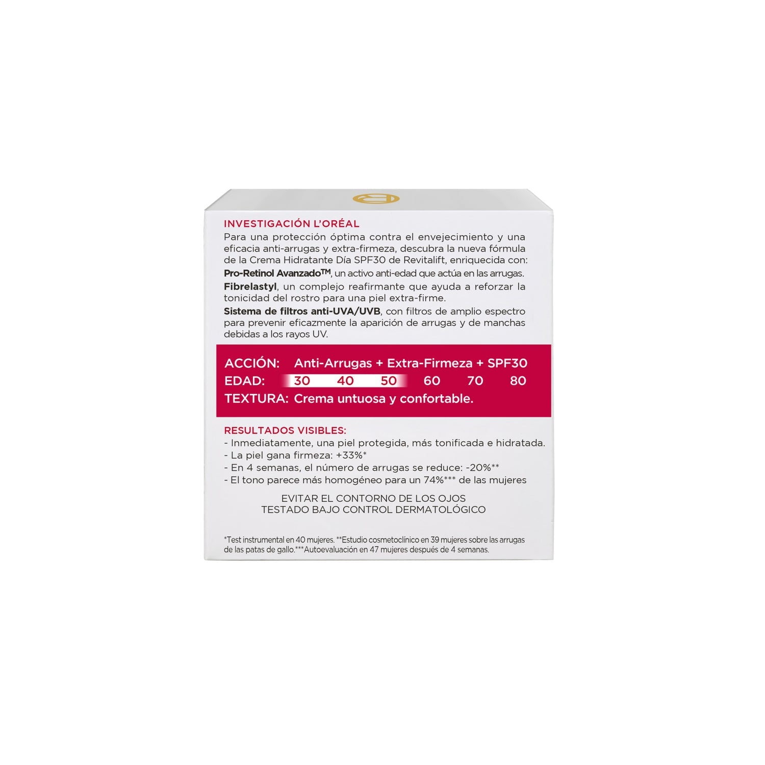 L'Oréal Revitalift Crema hidratante día SPF30+ 50ml