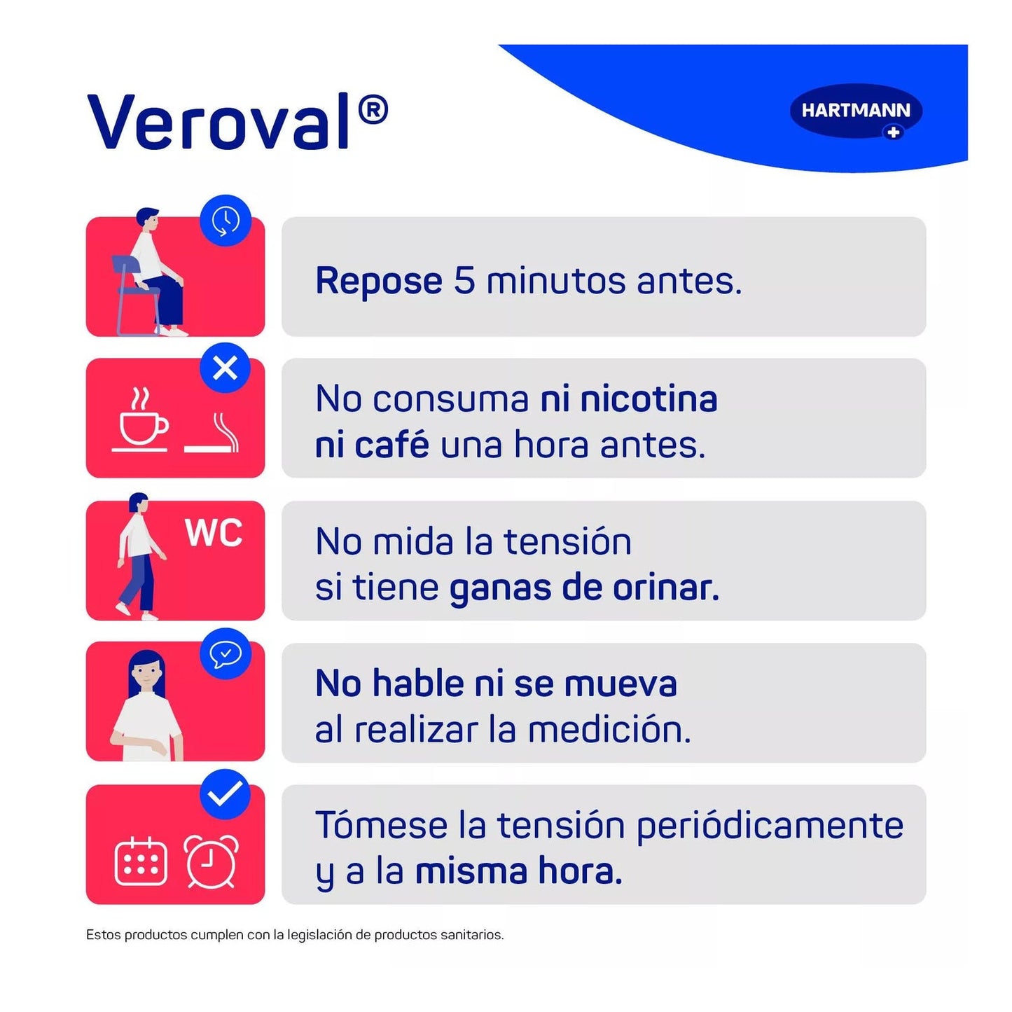 Tensiómetro compacto de muñeca Hartmann Veroval