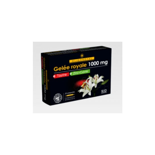 SID Nutrición - Jalea Real Oligoroyal 1000mg + Taurina + Zinc-Cobre 20 ampollas