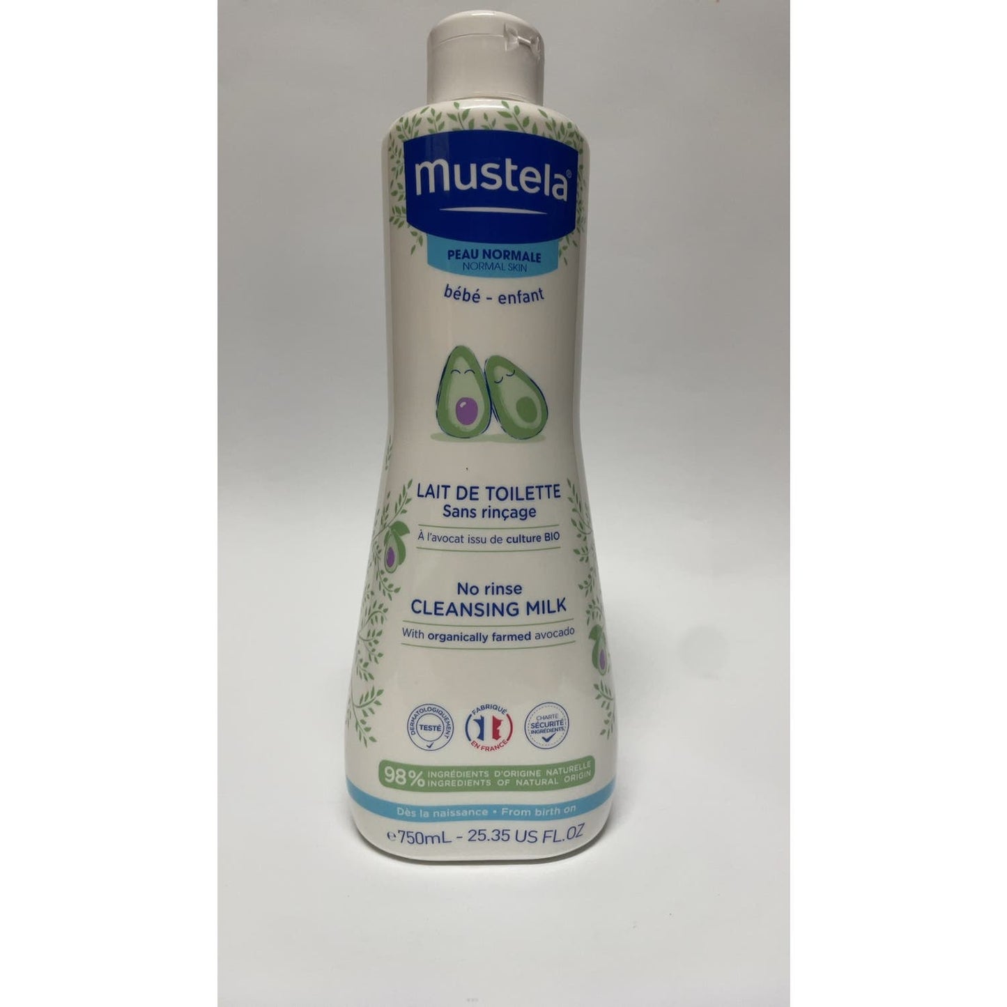 Mustela Loción con Aguacate BIO 750ml
