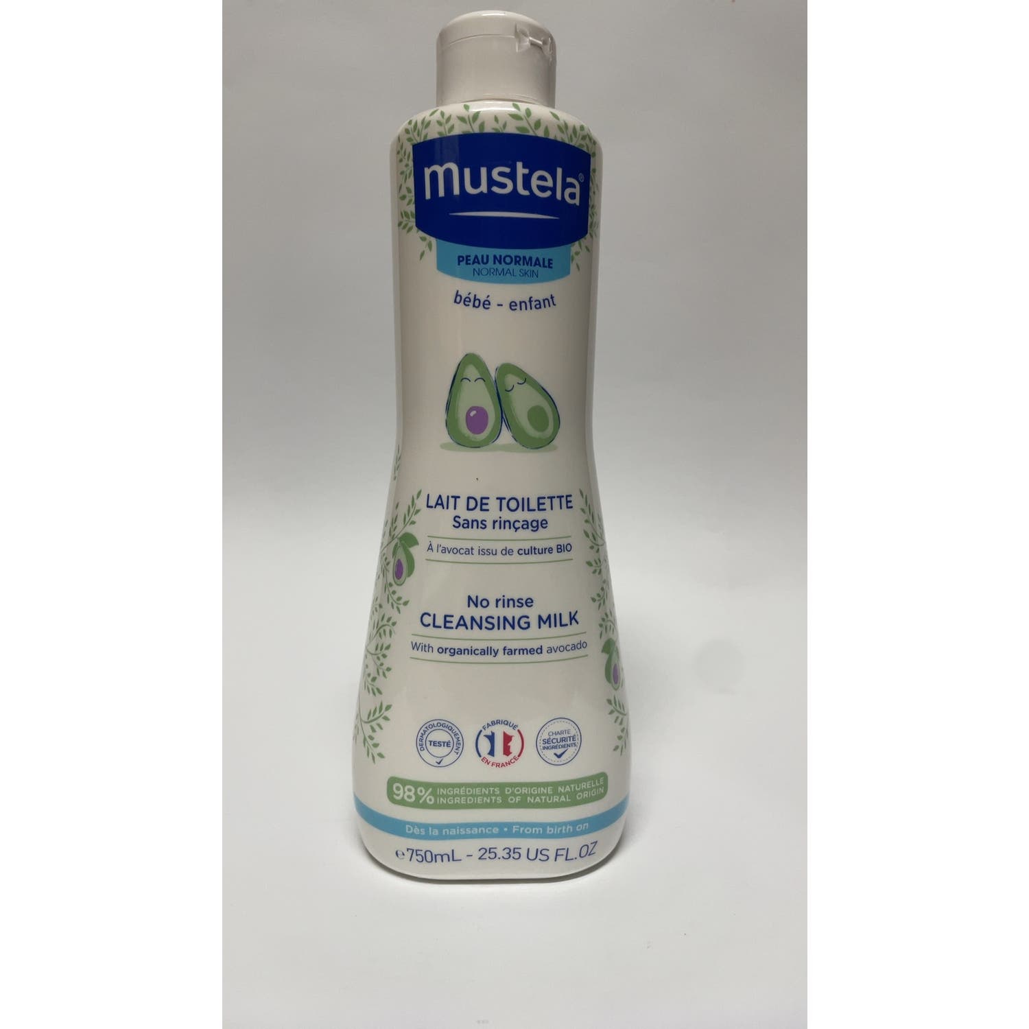 Mustela Loción con Aguacate BIO 750ml
