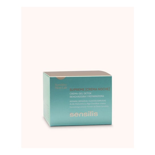 Sensilis Supreme [Night Cream] Crema-Gel Detox Renovadora y Reparadora 50ml