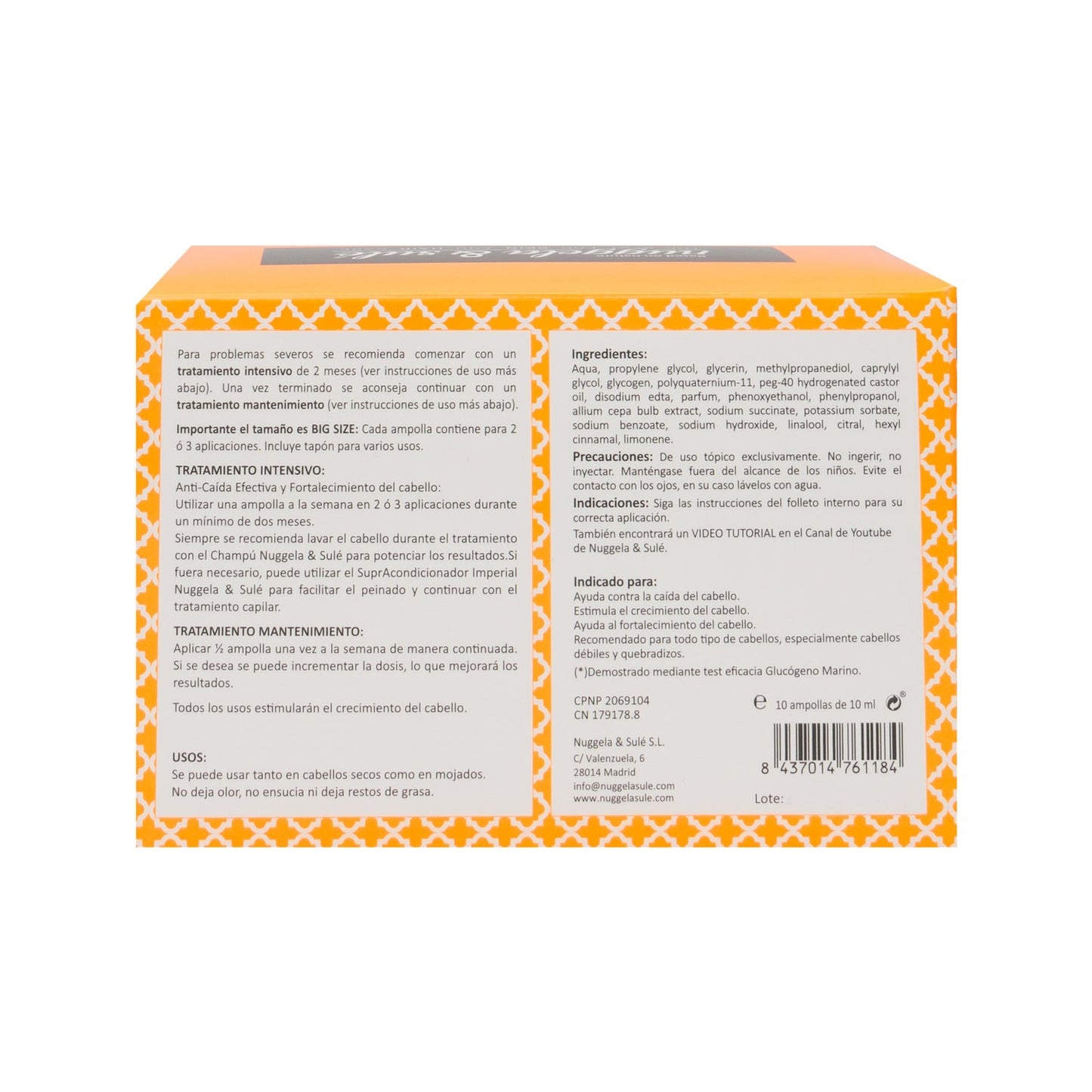 Nuggela & Sulé Premium Anti-caída Efectiva 10amp