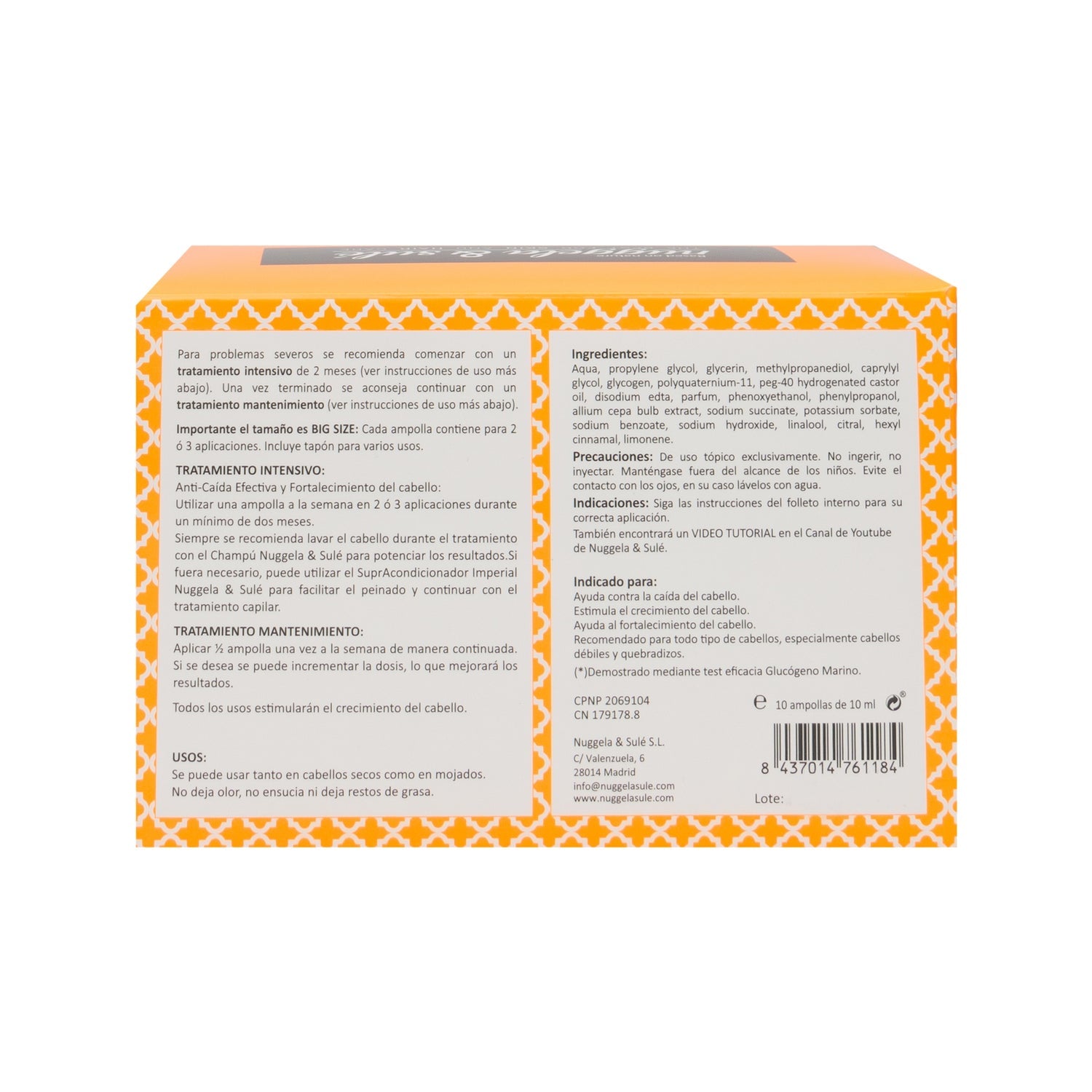 Nuggela & Sulé Premium Anti-caída Efectiva 10amp