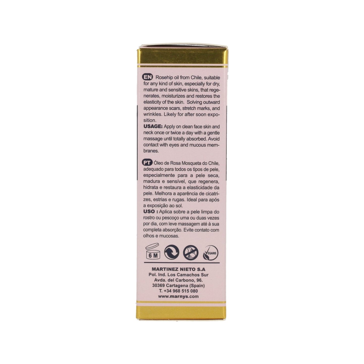 Marnys Aceite Puro de Rosa Mosqueta Revitalizante 30ml