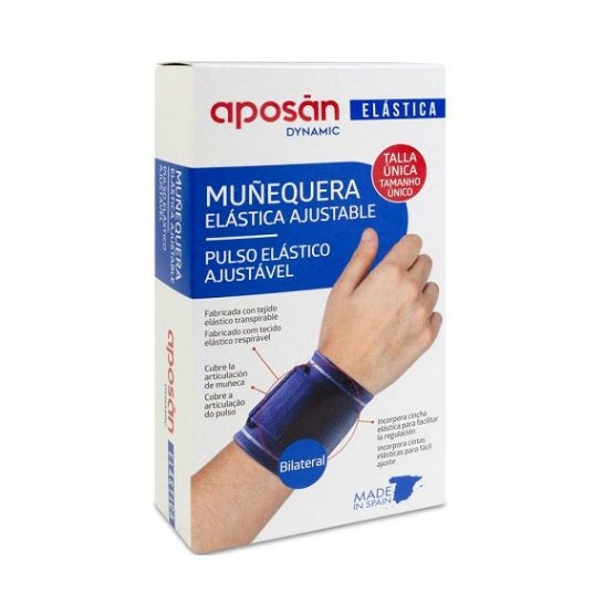 Aposan Muñequera Elástica Ajustable Talla Única