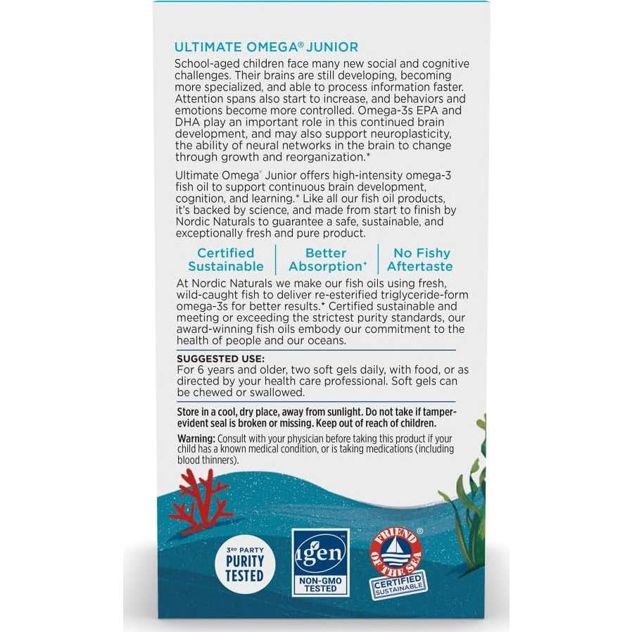 Nordic Naturals Ultimate Omega Junior 90comp