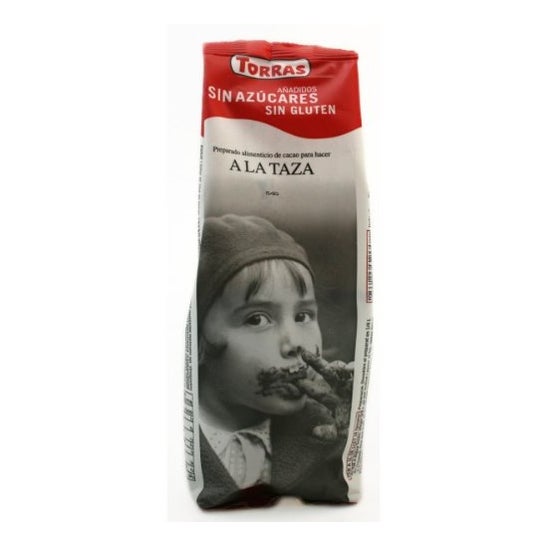 Torras Cacao Polvo Taza sin Gluten sin Azúcar 180g