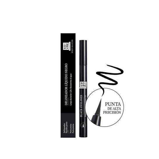Soivre Cosmetics Delineador Liquido Negro 1.1ml