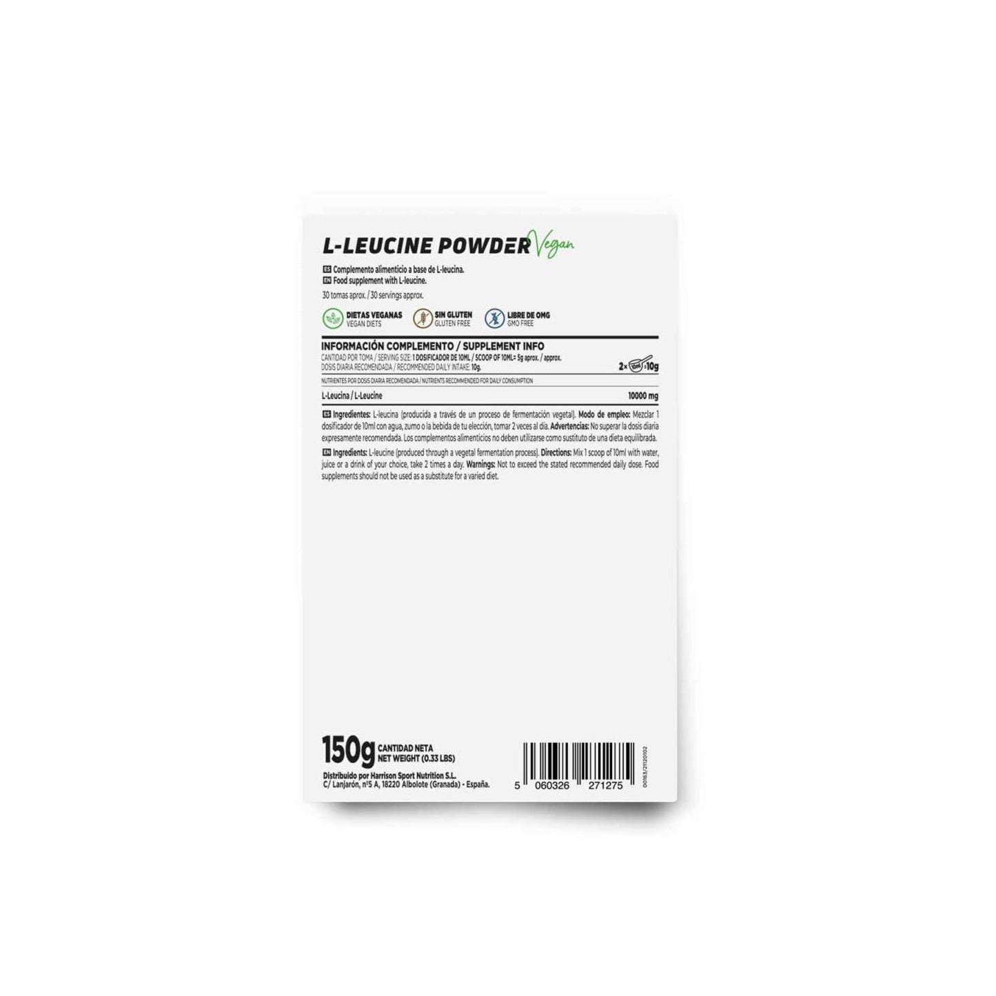 HSN L-Leucina en Polvo 150g