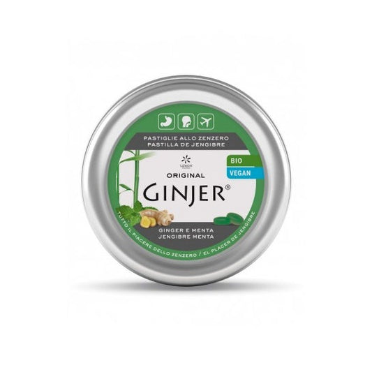 Lemon Pharma Original Ginjer Pastillas Jengibre y Menta Bio 40 g