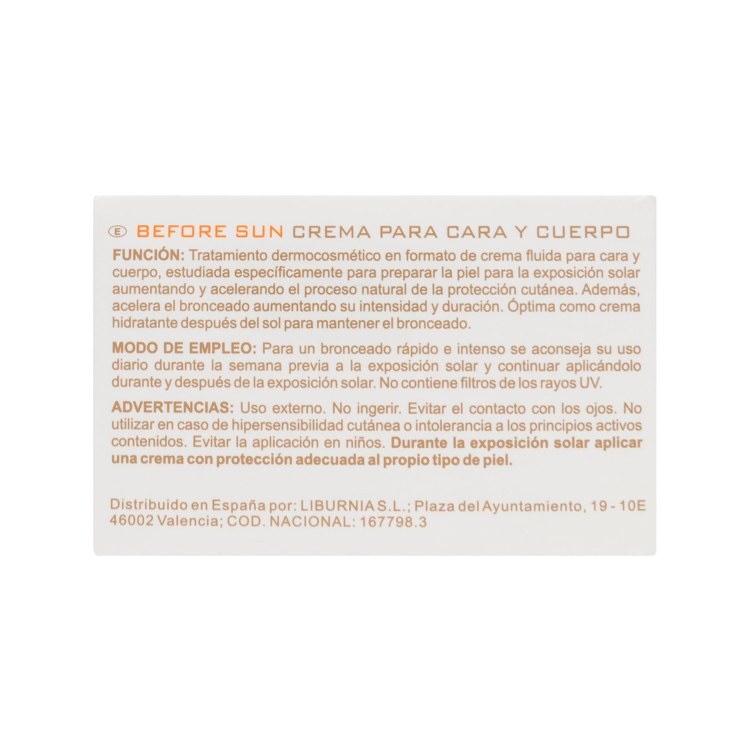 Rapid Bronz Cream Before Sun 200ml