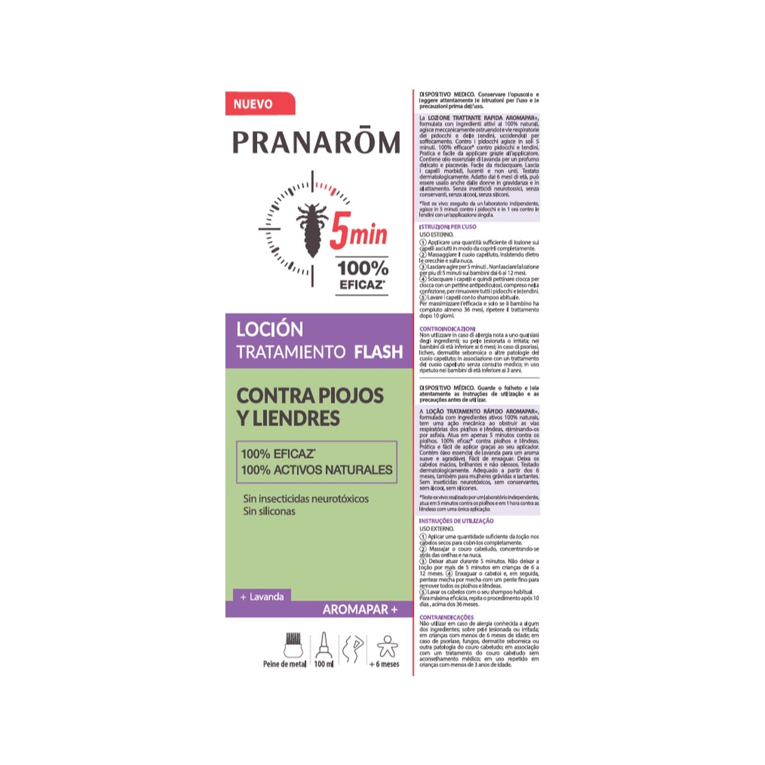 Pranarôm Aromapar+ Loción Tratamiento Flash 100ml