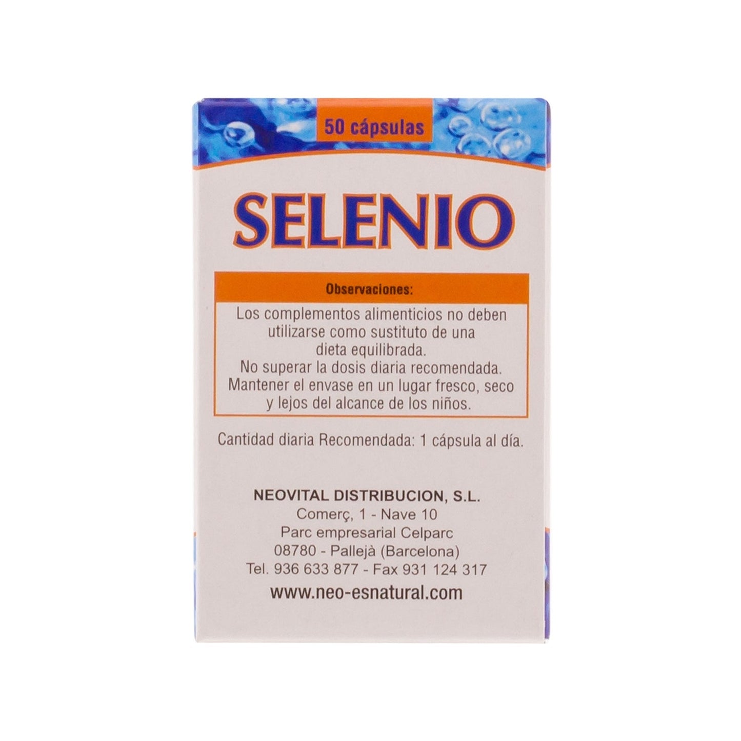 Neo Selenio 50cáps
