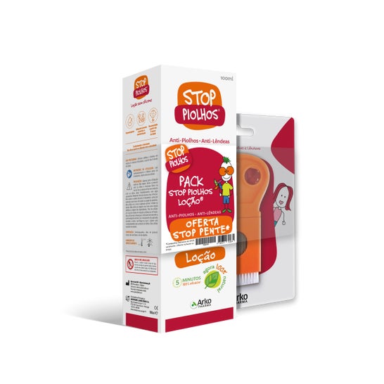 Arkopharma Stop Piojos Loción Antiparasitaria con Peine 100 ml