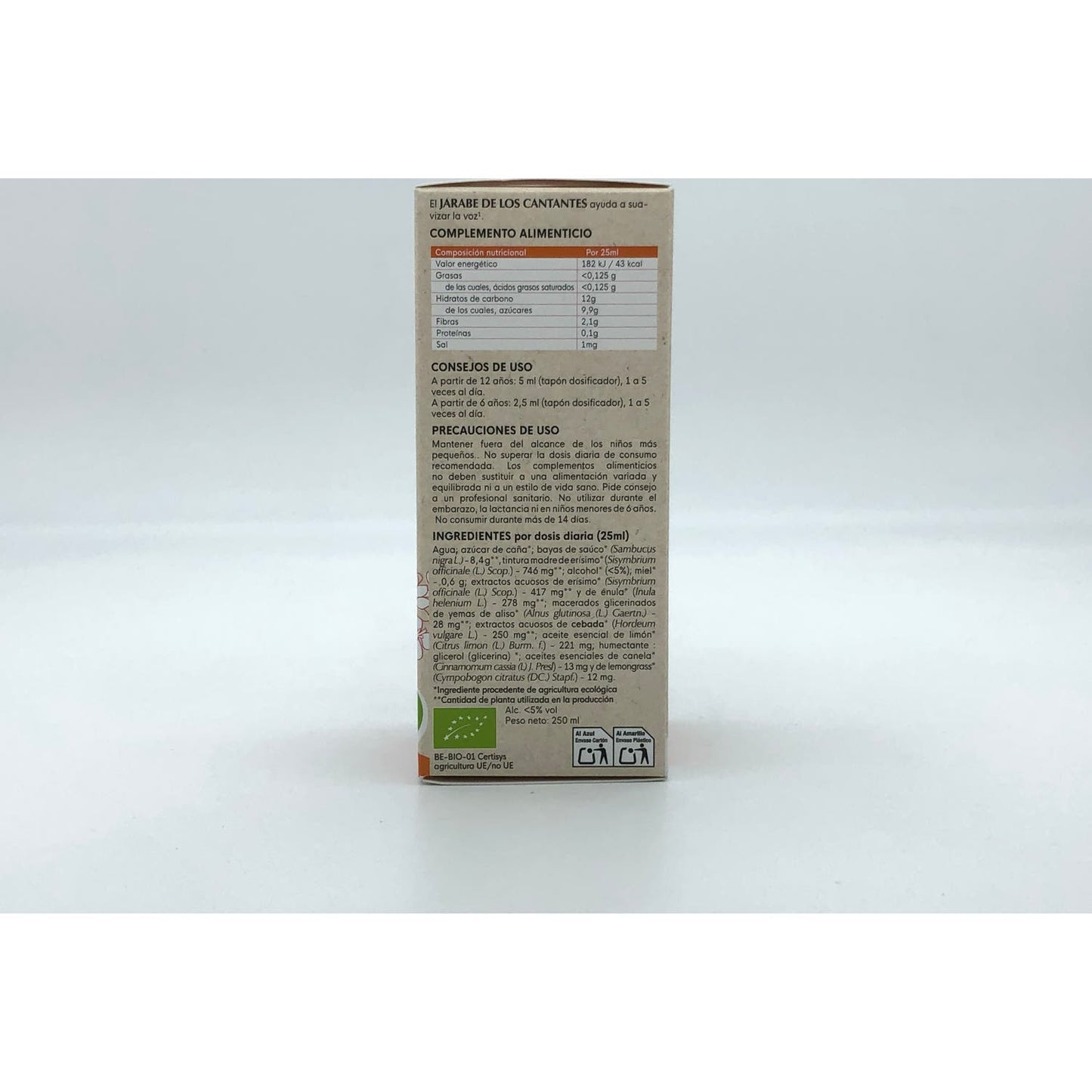 Herbalgem Jarabe de los cantantes 250ml