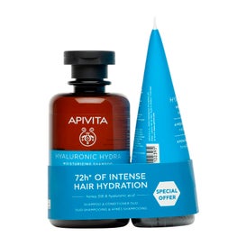 Apivita Hyaluronic Hydra Pack Champú 250 ml + Acondicionador 150 ml