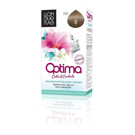 Llongueras Optima Tinte de Cabello N8 Rubio Claro 1 ud