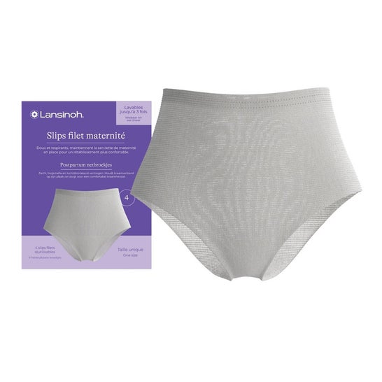 Lansinoh Bragas de Malla Maternidad Lavables 4 uds