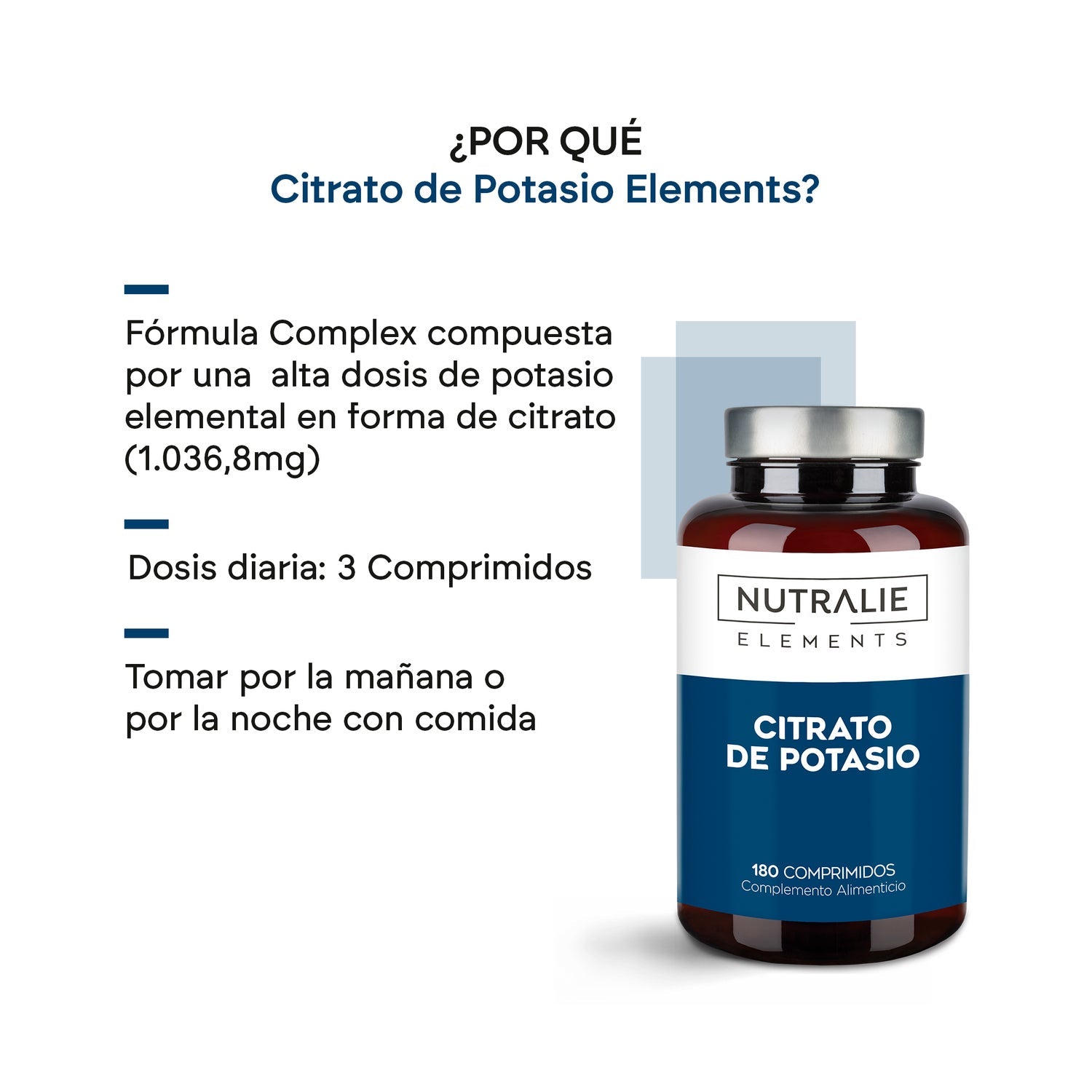 Nutralie Citrato de Potasio 2880 mg Músculos 180 comp