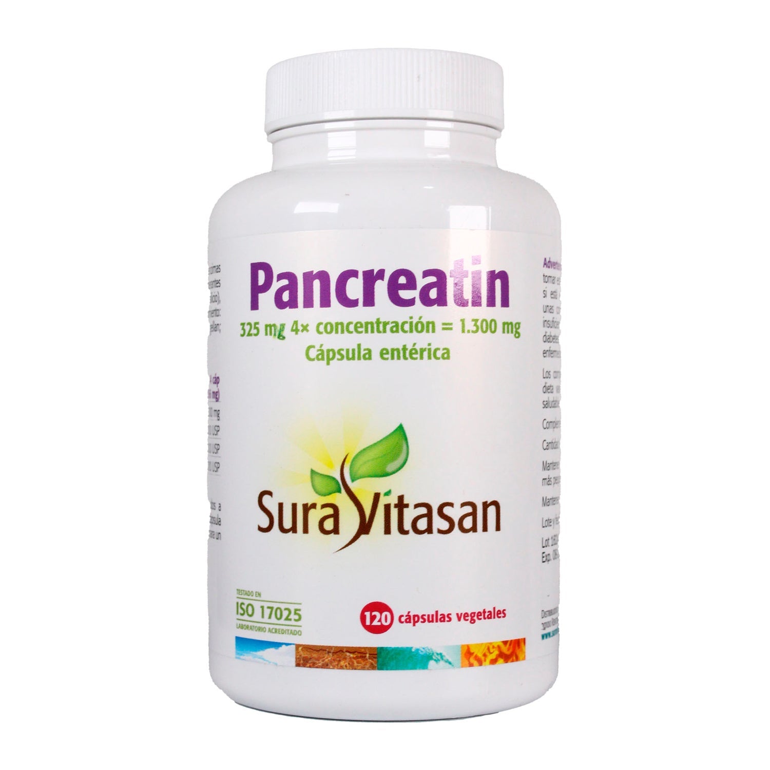 Sura Vitasan Pancreatin 120 Cápsulas