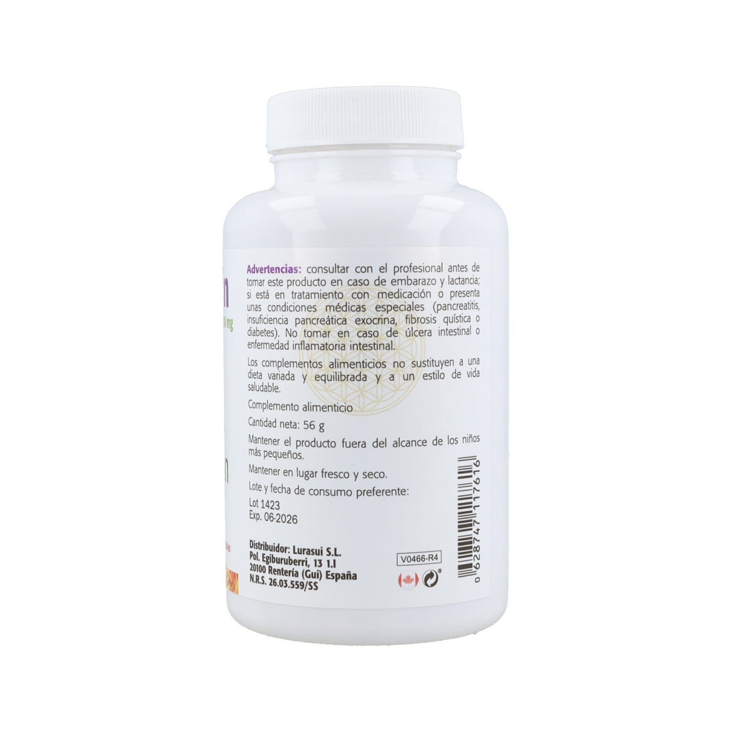 Sura Vitasan Pancreatin 120 Cápsulas