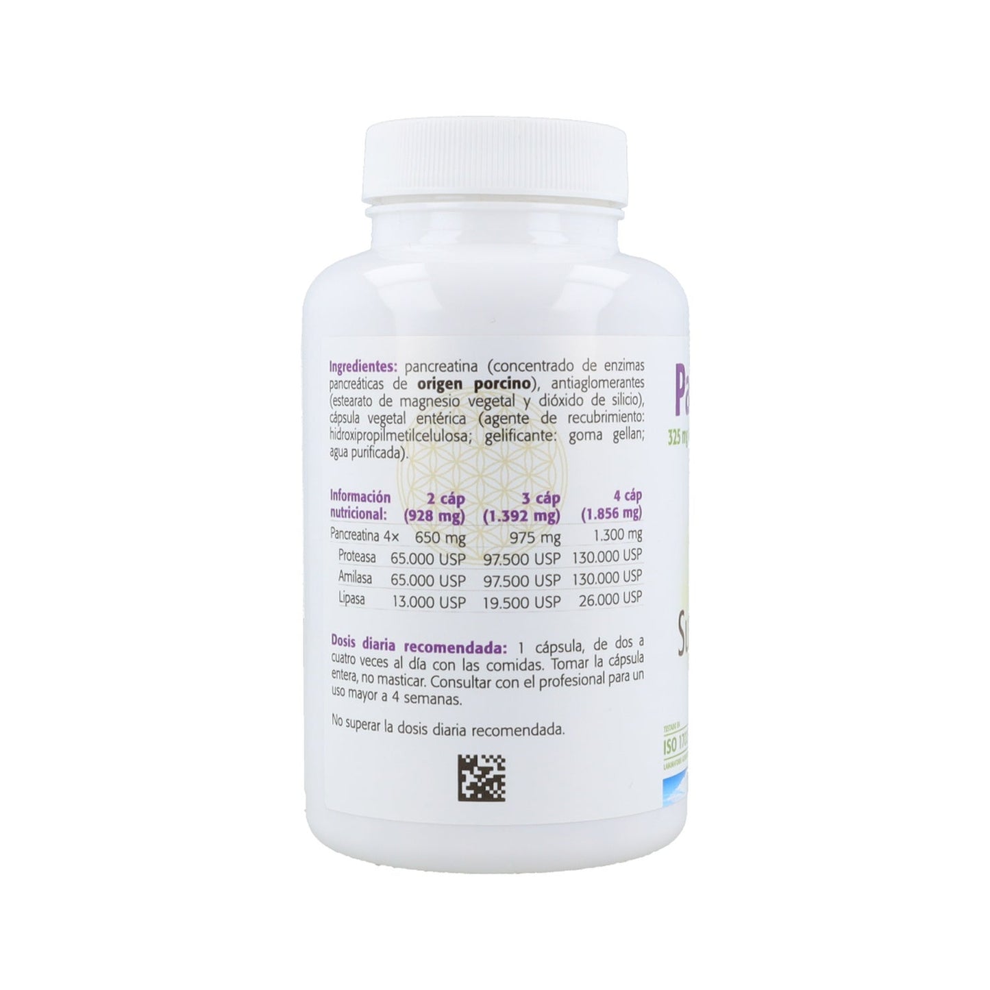 Sura Vitasan Pancreatin 120 Cápsulas
