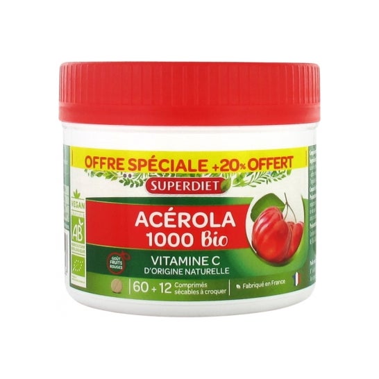Superdiet Acerola 1000 Bio 72 comp