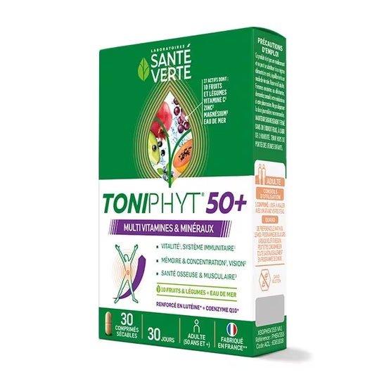 Santé Verte Toniphyt 50+ Multivitaminas & Minerales 30comp