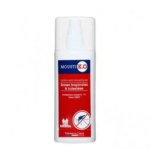 Mousti K.O Loción Anti-Mosquitos Zonas Tropicales Infestad 100 ml