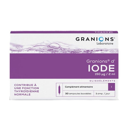 Granions Ampolla de Yodo Bebida 2Ml 30
