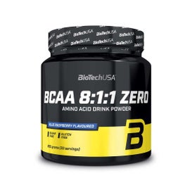Biotech Suplemento Bcaa 811 Zero Frambuesa Azul Aminoácido 250 g