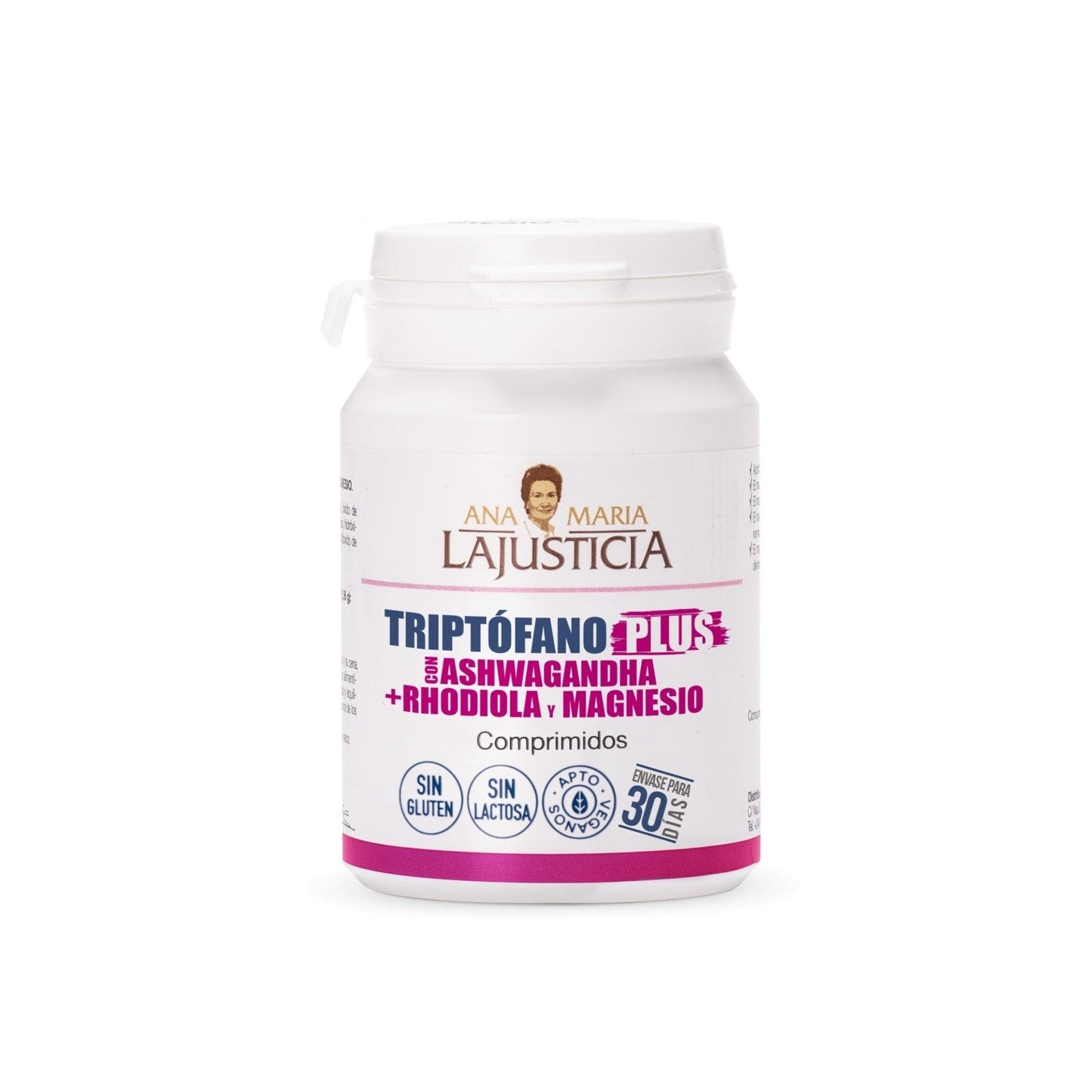 Ana Maria Lajusticia Triptófano Plus con Ashwagandha + Rhodiola y Magnesio 60comp