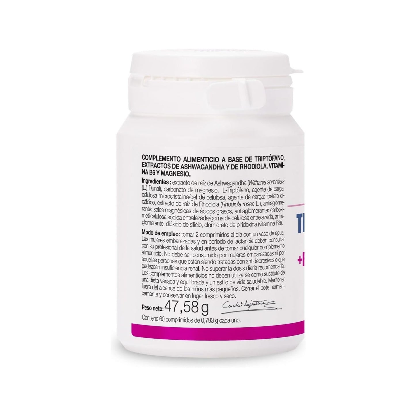 Ana Maria Lajusticia Triptófano Plus con Ashwagandha + Rhodiola y Magnesio 60comp